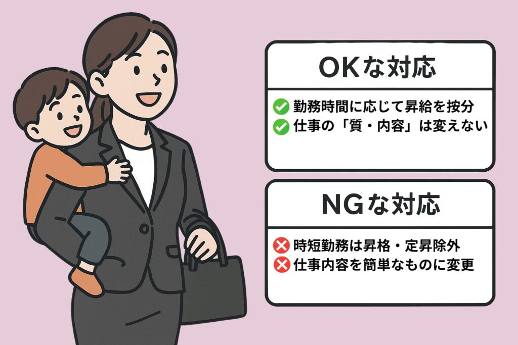 育休制度の対応OK/NG