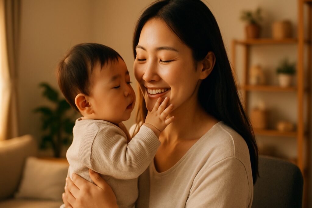 親子のふれあい