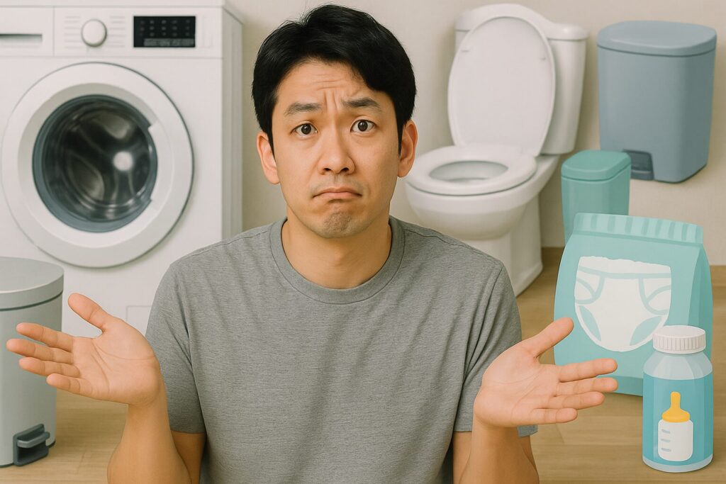 困った様子の男性